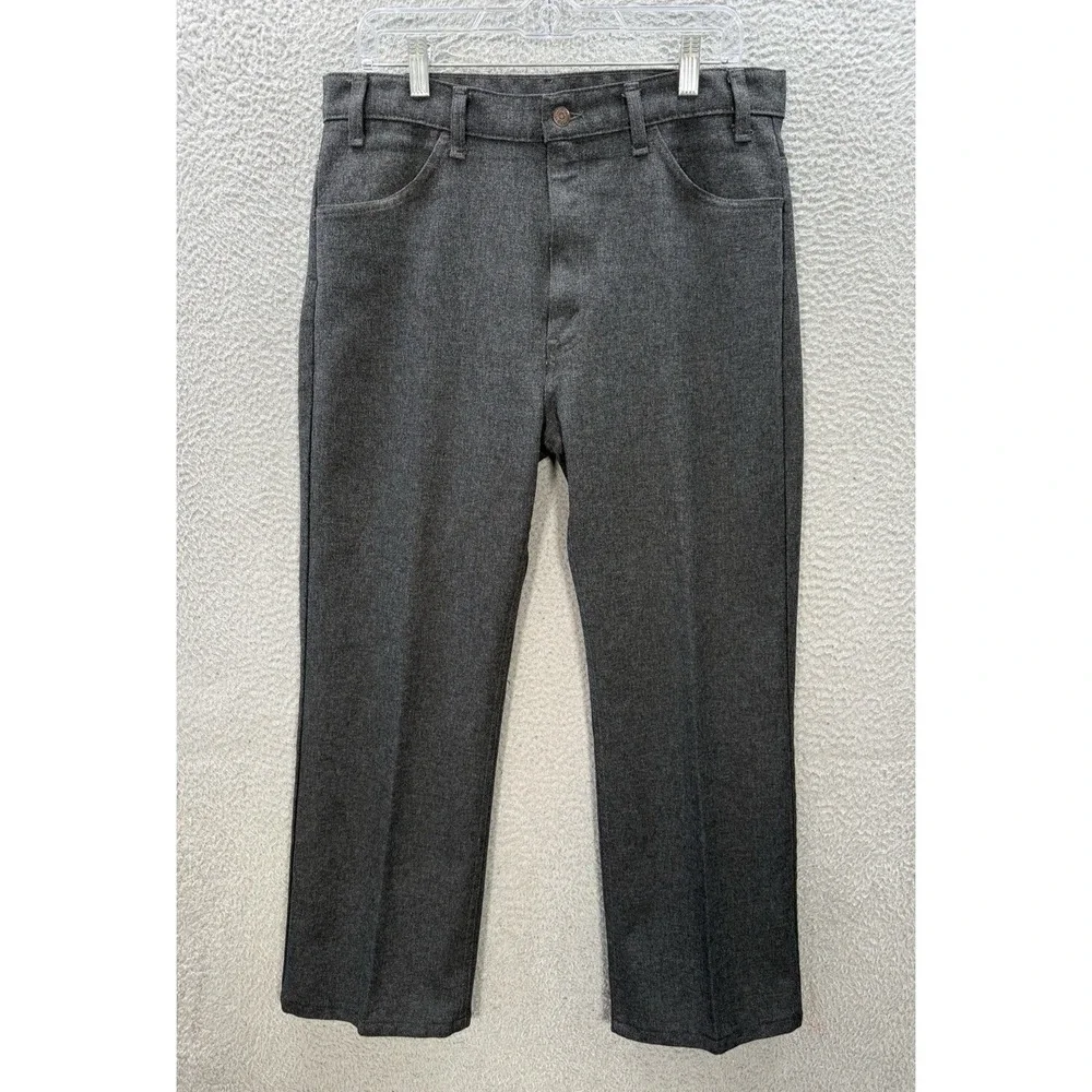 Vintage Levis Pants Mens 36x27 Gray Black Label 10517-9055 Made In USA 90s